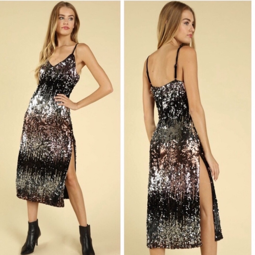 Sequin Multi Color Dress